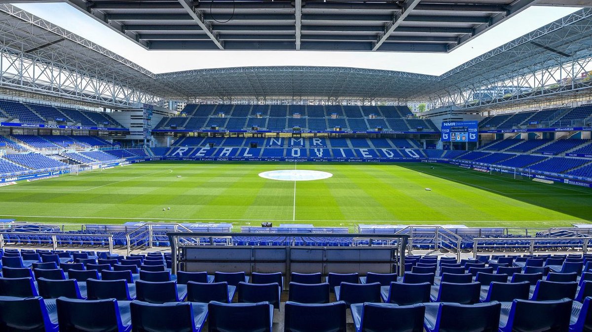 TheEuroFE's tweet image. 🇪🇸 Last season, Real Oviedo ended their 24 year wait to return to La Liga. It’s been an incredible journey, from the UEFA Cup, to the fourth tier and back to the promise land of the top tier of Spanish Football.
They play at the Estadio Carlos Tartiere (30,500).
