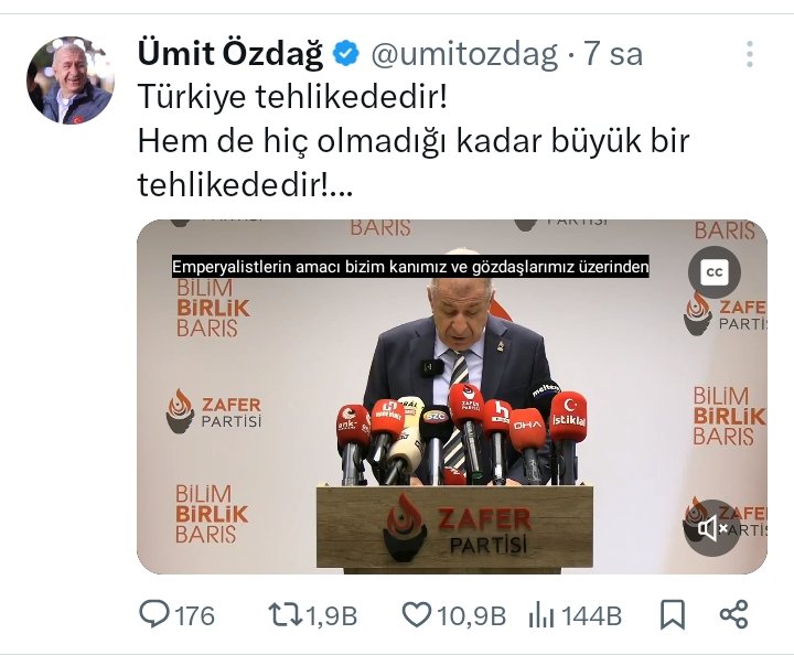 İçinde sen olduğun içindir.!!
Raad ol,bu kadim devlet her zaman olduğu gibi her türlü tehlikeyi de tehdide bertaraf edecek kuvvettedir Allah'ın izni ile...
<a href="/umitozdag/">Ümit Özdağ</a>