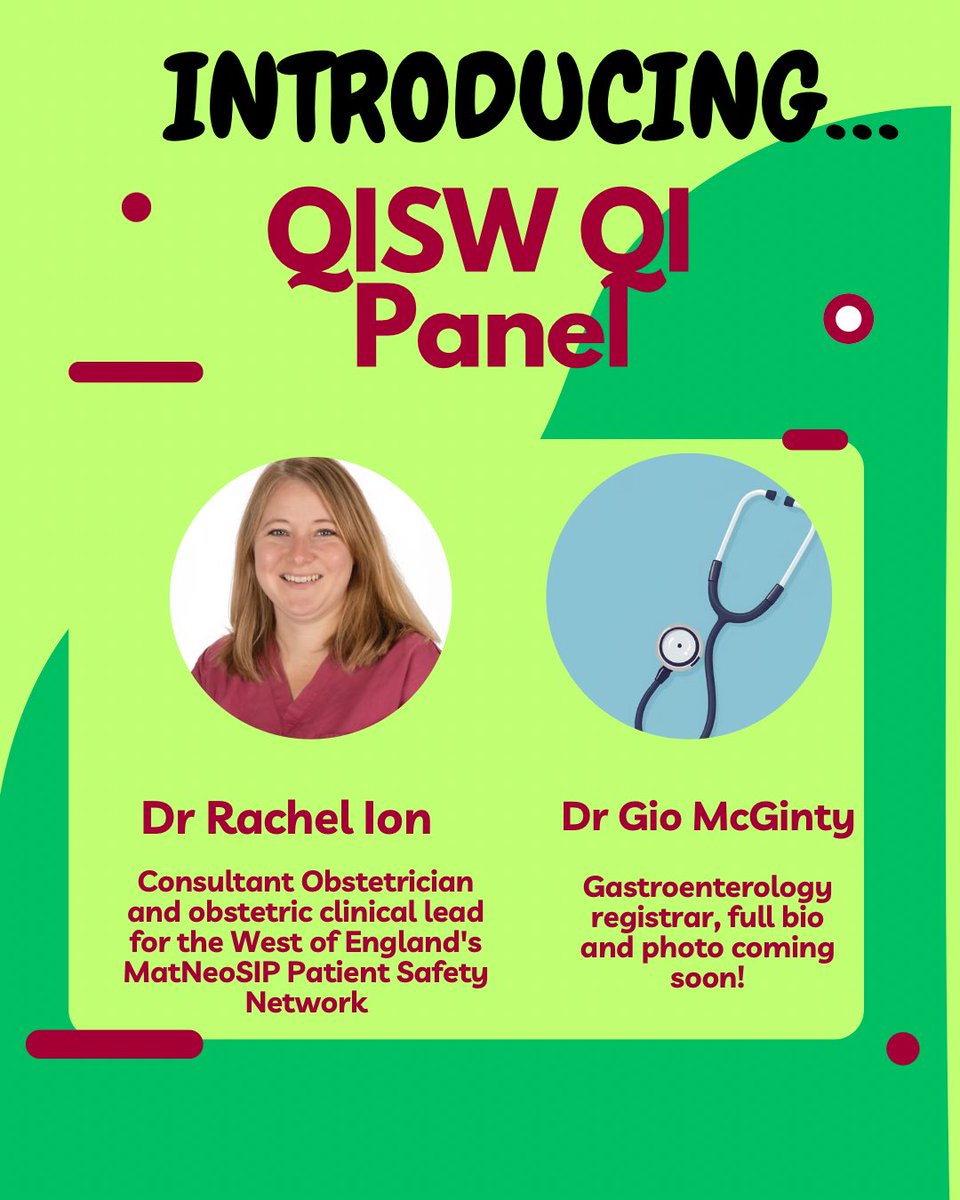 QISW (@qisouthwest) on Twitter photo We're so excited to be running our very first interactive quality improvement panel! 
Your chance to ask any burning questions you've had about involvement with quality improvement projects and some top tips on how to succeed in quality improvement!
Just over a week to go! We're so excited to be running our very first interactive quality improvement panel! 
Your chance to ask any burning questions you've had about involvement with quality improvement projects and some top tips on how to succeed in quality improvement!
Just over a week to go!