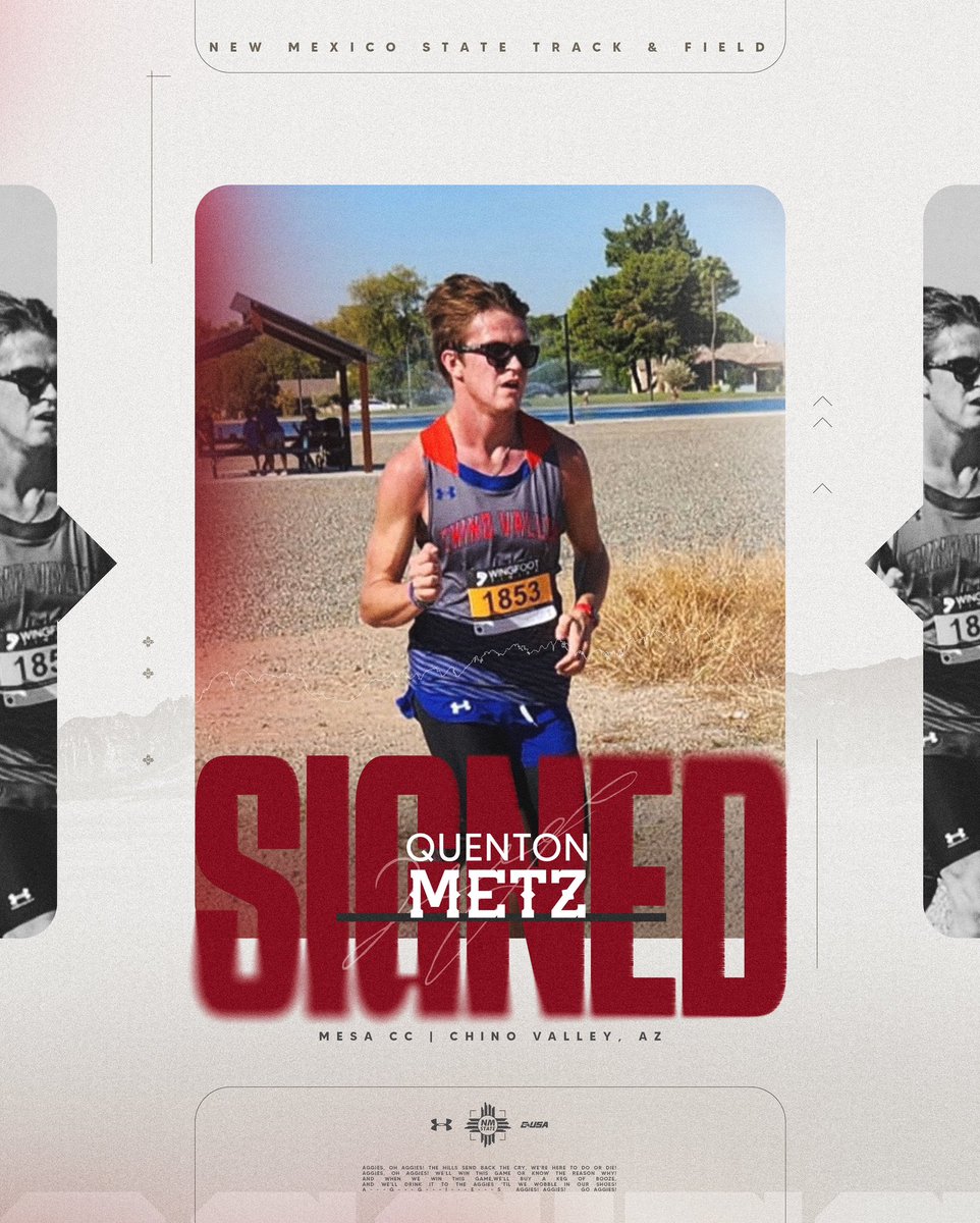 Joining from the Southwest, welcome Quenton Metz! 🤠

#AggieUp
