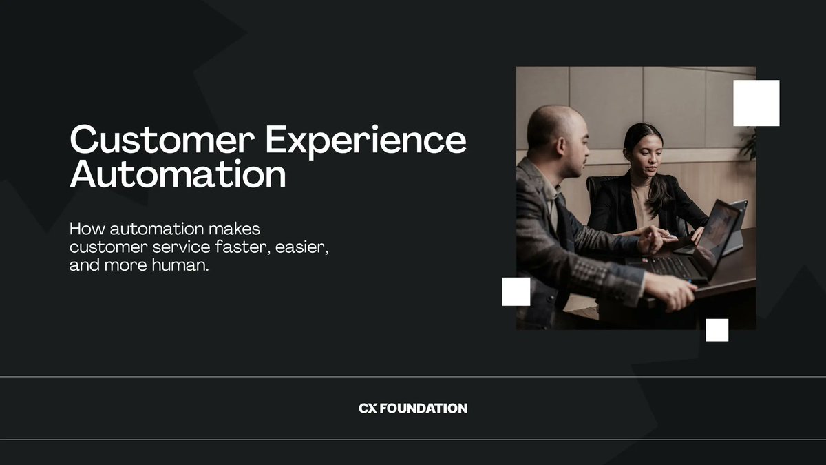CXFoundation's tweet image. Automation isn’t just about cutting costs—it’s about scaling every moment of the customer journey.
When done right, it boosts speed, precision, and loyalty.
Here’s how CX automation actually works: cxfoundation.com/blog/customer-…
#Automation #CustomerExperience #AI #ContactCenter
