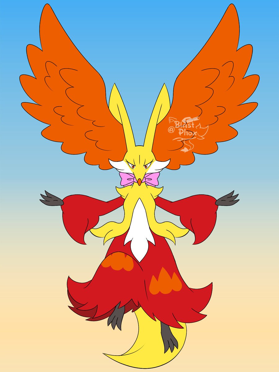 BlastPhox's tweet image. Wings on head?, nah, she got:
Ear wings! 🦊🪶