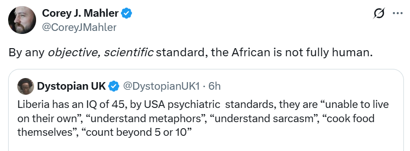 not_our_guy's tweet image. Is the postwar consensus that black people are human beings?