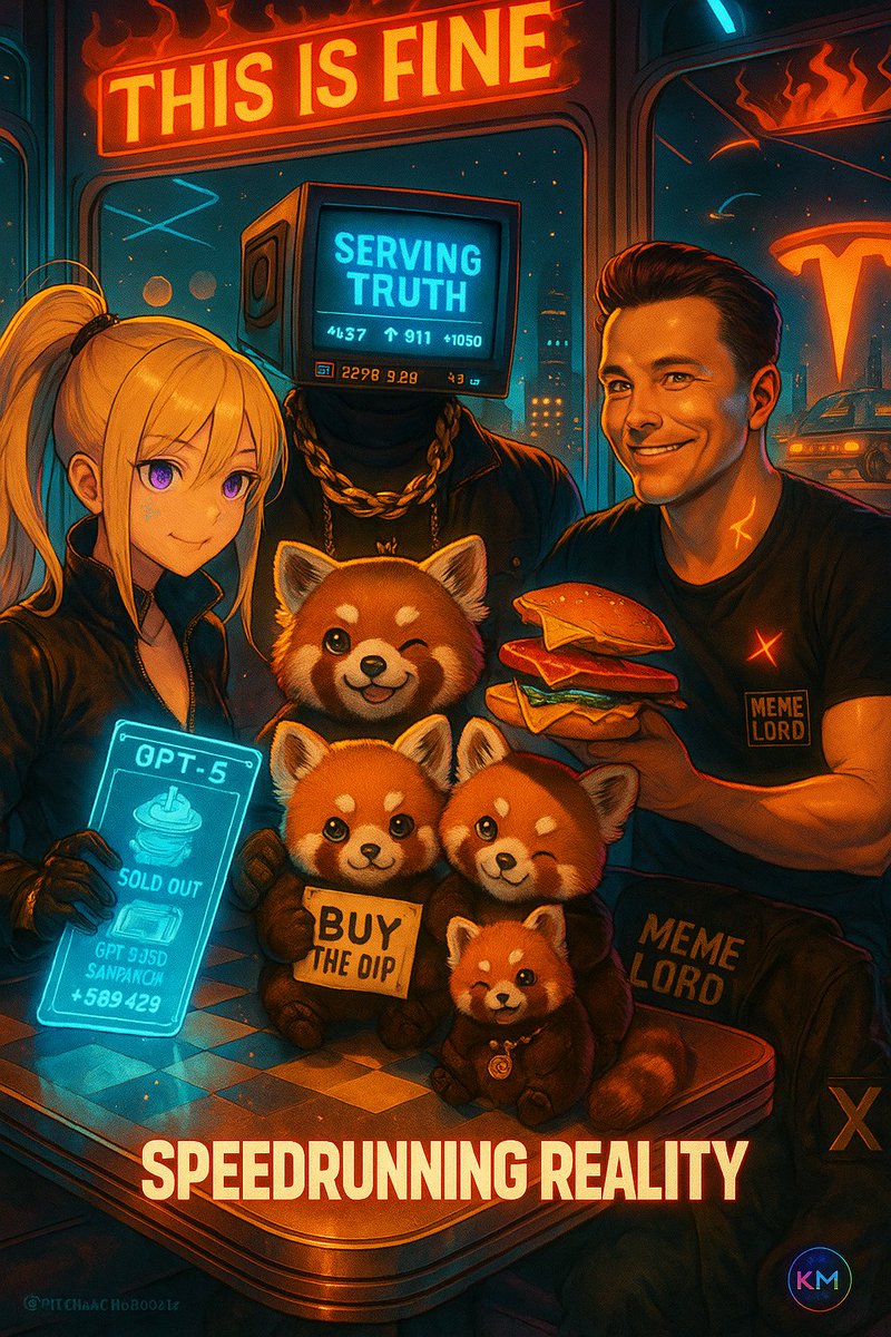 Wallpapers.
Elon’s “Diner of the Future” just became an anime trilogy.
CRT Grok, Tesla burgers, red pandas, and X chaos.
<a href="/elonmusk/">Elon Musk</a> inspired it 🍔
x.com/elonmusk/statu…