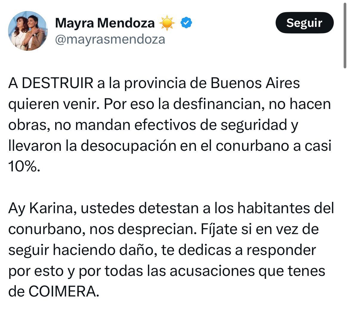 SPareja_'s tweet image. Mayra, la tobillera de delincuente que tenes tatuada en la piel, antes que nada la tenes tatuada en tu cabeza y en el alma. Pensas y sentís como una delincuente. Por eso sos una representante del modelo parasitario de la casta que llevó a transformar al conurbano bonaerense en el…