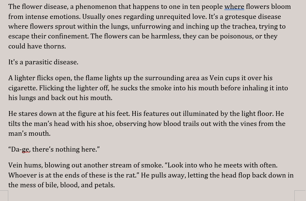 sobs this is all I have for day 3 of feiveinweek sobs sobs