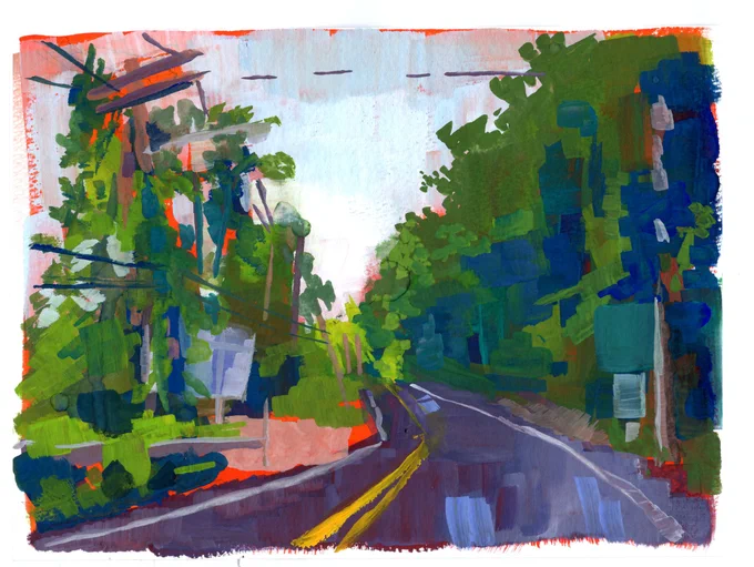some recent gouaches
