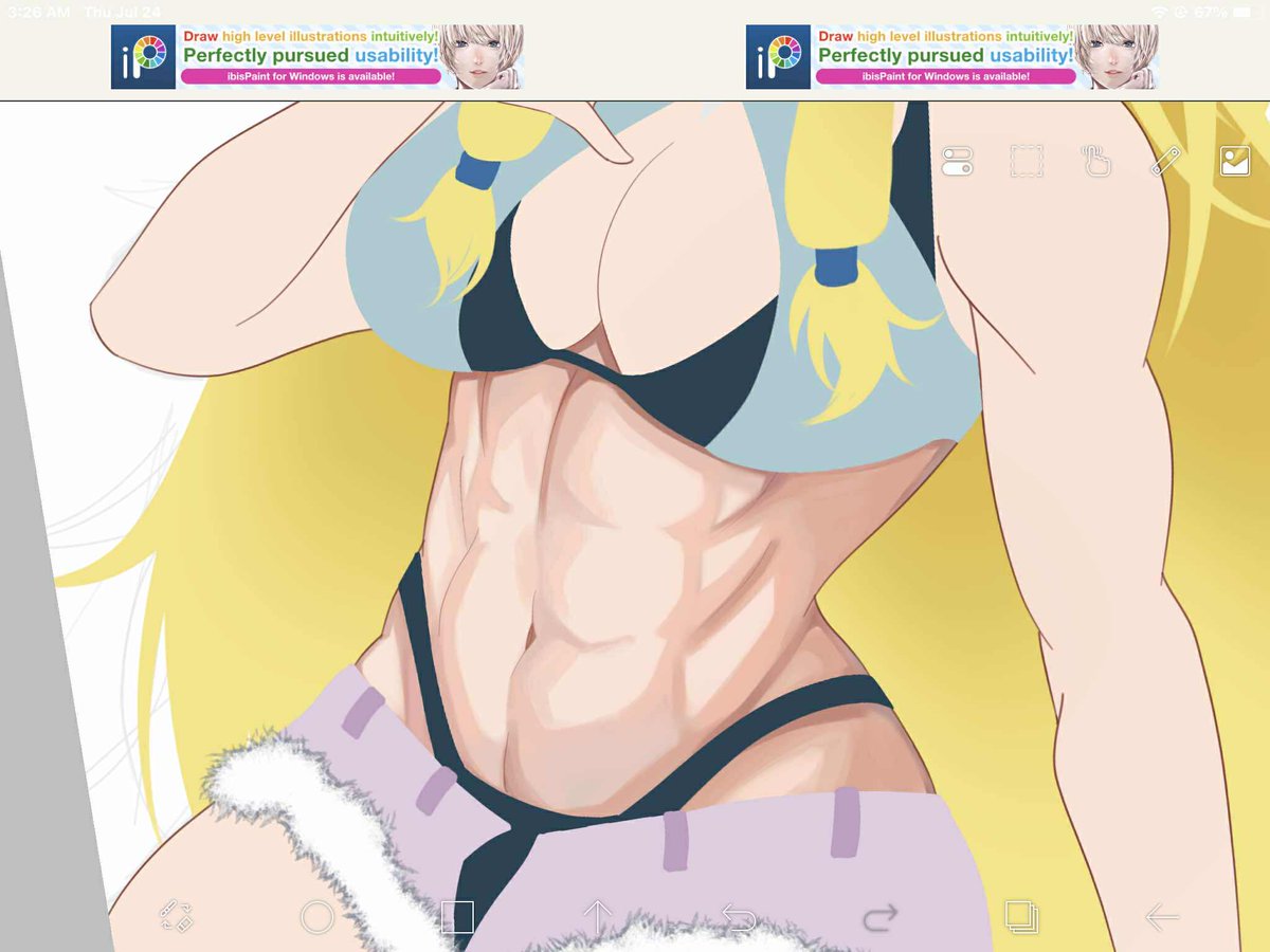 ShiroriArts's tweet image. WIP
Practicing how to render some Abs