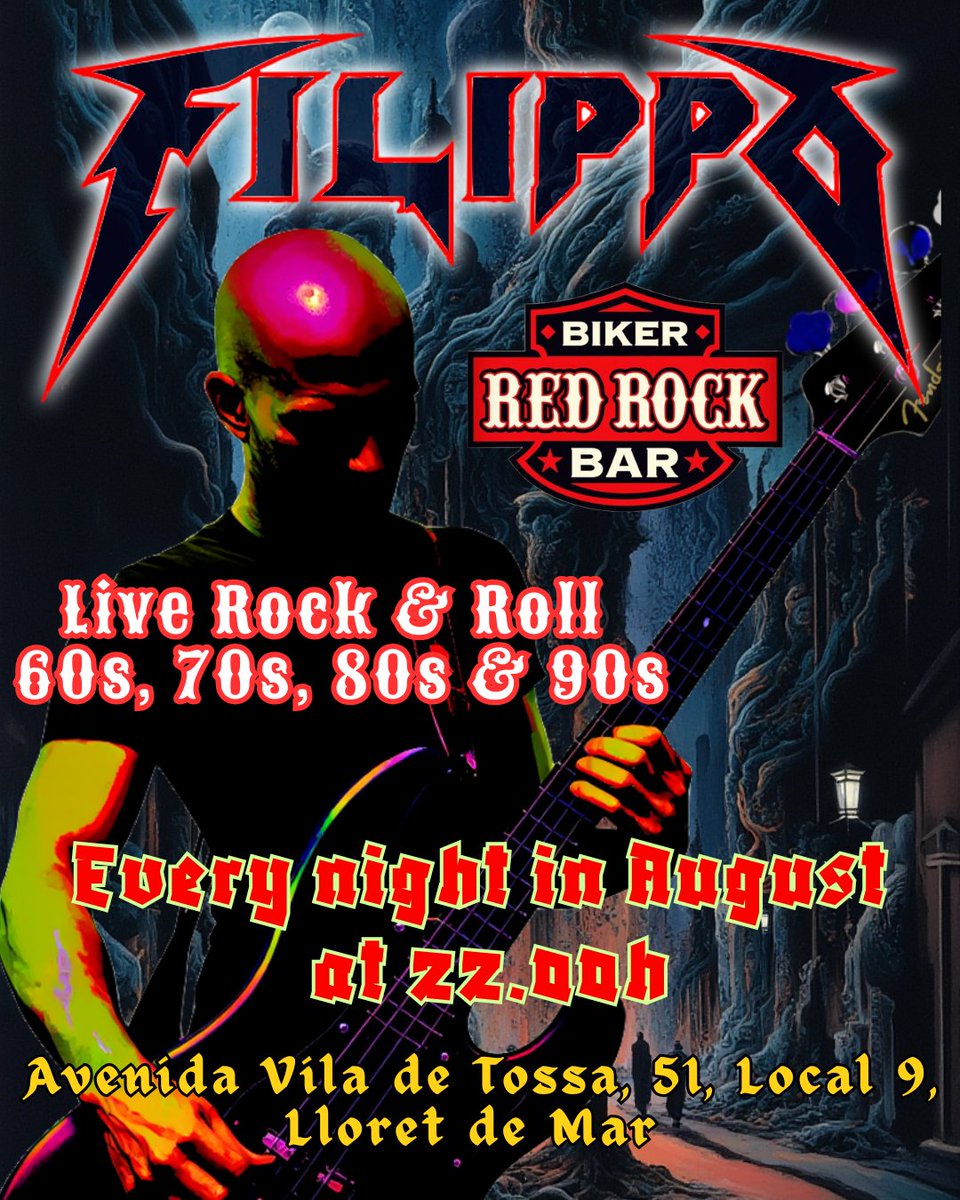 FilippoFiltro's tweet image. I found a summer job, pretty excited!🥰🖤🤘
Come and say hello if you are in the area🍻