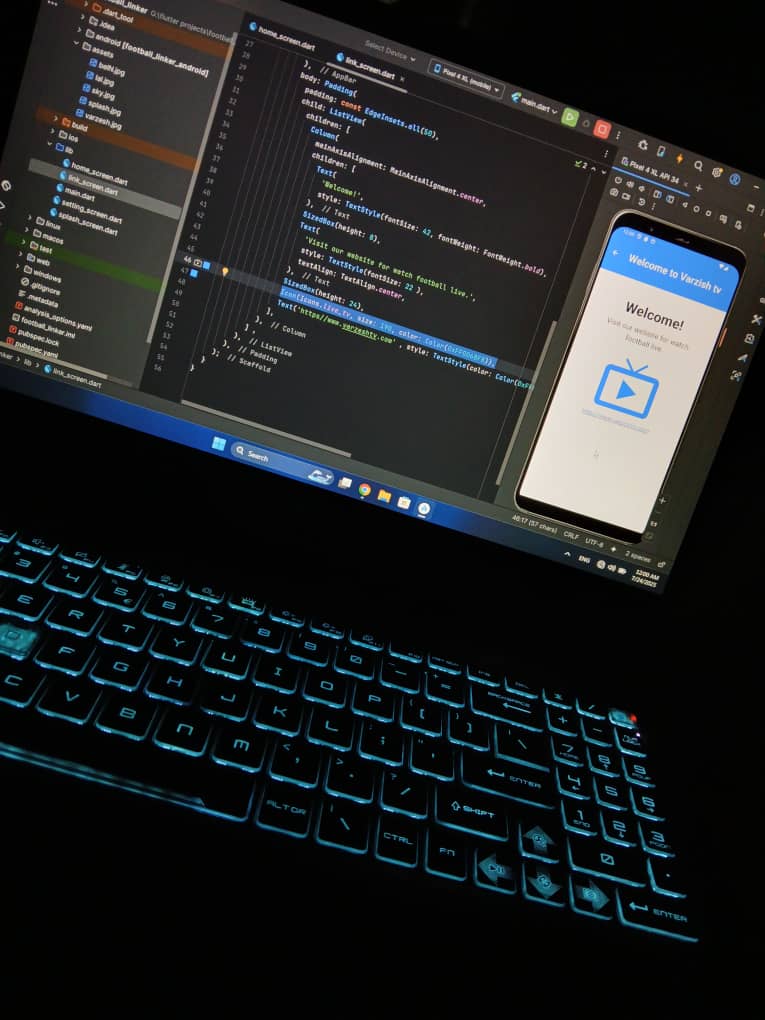 Hamid_99013's tweet image. 🎯 I&apos;m building a football app!
You&apos;ll be able to watch live football matches through links inside the app.
It&apos;s still in development — stay tuned! ⚽📱

#Flutter 
#MobileApplication 
#Football