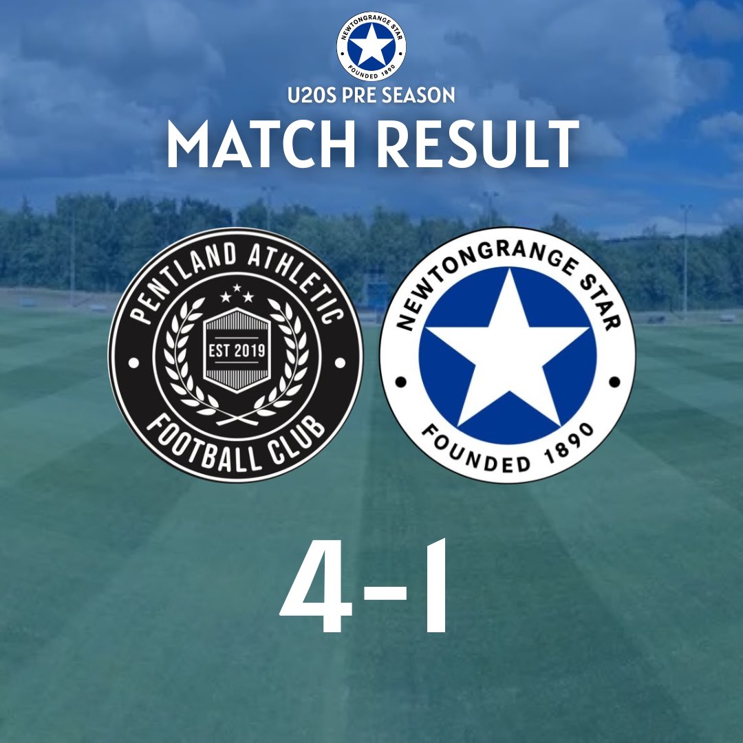 Nittenstar_u20s's tweet image. FRIENDLY RESULT:
Valuable minutes against an experienced and well organised home side. All the best for the season ahead lads @PentlandAFC 👍🏼
⚽️ Cammy Mckie