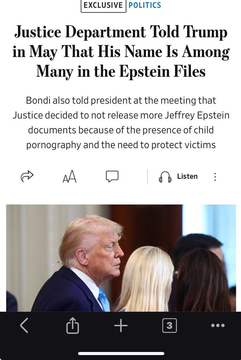 MarcelloFoa's tweet image. Attenzione: il nome di Trump nei files di Epstein!
Lo sostiene, con un nuovo clamoroso scoop, il Wall Street Journal: lo scorso maggio il Dipartimento della Giustizia, ha avvertito il presidente statunitense che il suo nome appare, assieme ad altri, nei files di Epstein. E, come…