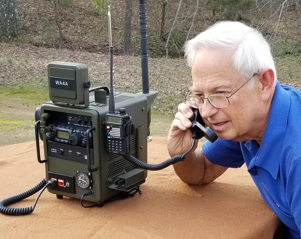 Robert WA4A &amp; his mobile pack!