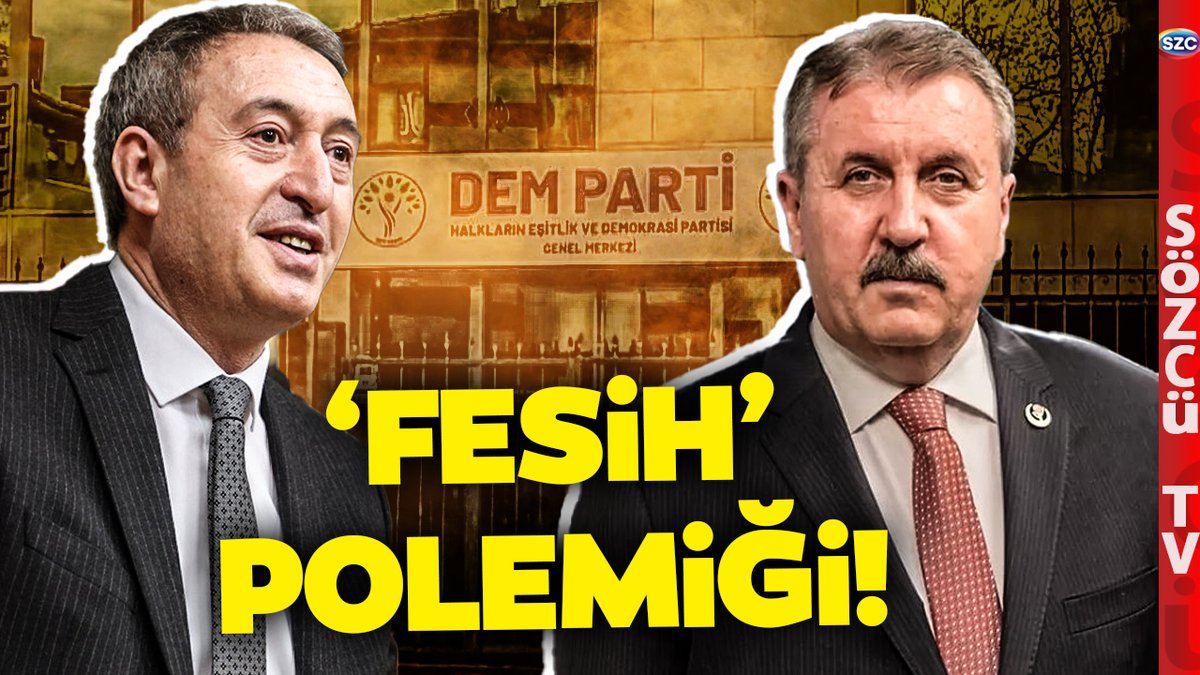 szctelevizyonu's tweet image. Destici'nin DEM Sözleri Ortalığı Karıştırdı! 'Kendini Feshedecek' İddialarına Çarpıcı Yanıt! @cancoskun
youtu.be/zeofzLOy6kk