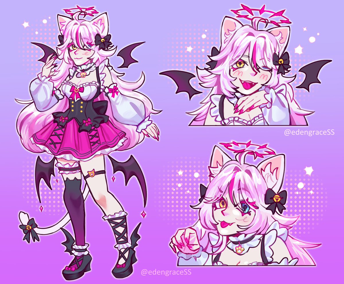celestia_chu's tweet image. I have a bit of art on the way that I can't wait to show you guys so here is one of them that has been finished. I have never looked better in my life and I love it so much
It was made by the lovely @EdengraceSS
Please show them all the love for their amazing artstyle!🫶🏻🩷