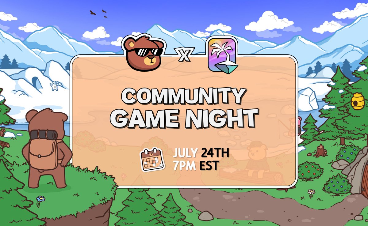PiffsPeak's tweet image. Just some bears, some games, and a whole lot of Blooms and Red Berries.
Slide into our Discord and vibe with us tomorrow!
discord.gg/bearish