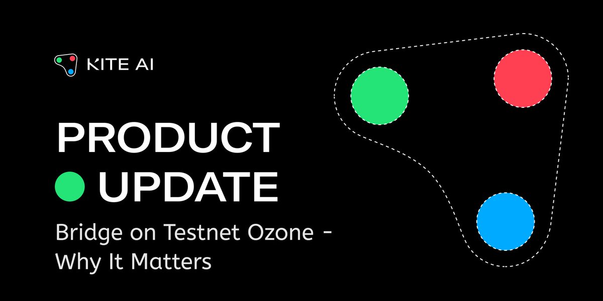 The Ozone bridge on KITE AI testnet is a key step toward cross-chain connectivity.
🔗 Secure data transfer
🤖 Enhanced AI–blockchain interaction
🚀 Mainnet readiness
The future of intelligent connectivity starts here. #KITEAI #Web3 <a href="/GoKiteAI/">KITE AI</a> #KiteAI #OzoneTestnet <a href="/KiteAI_Intern/">PoKi - Kite AI</a>