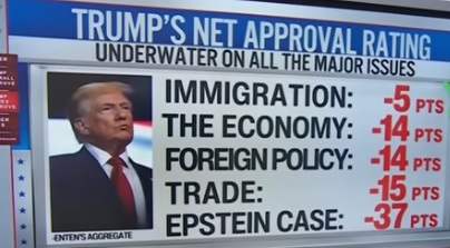 Trump's approval rating July 2025