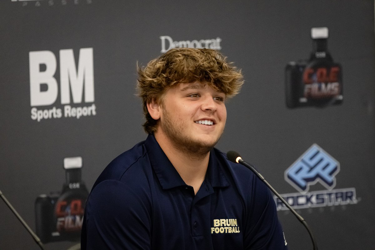 Bruin Football was well represented at Big Miller High School Football Media Day.

Seniors William Svoboda, Landon O'Donnell, Camp Caldwell, junior Ja’vion Walker, and Head Coach Anthony Lucas stepped up to represent Pulaski Academy and preview the upcoming 2025 football season.
