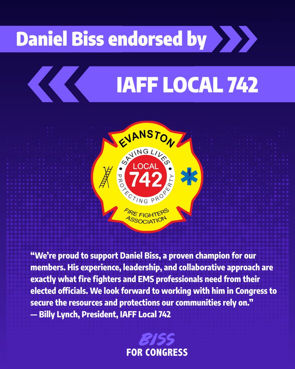 Our fire fighters and public service workers put their lives on the line every day to serve our communities. I’m grateful to earn the support of IAFF Local 742 and I look forward to fighting for them in Washington!