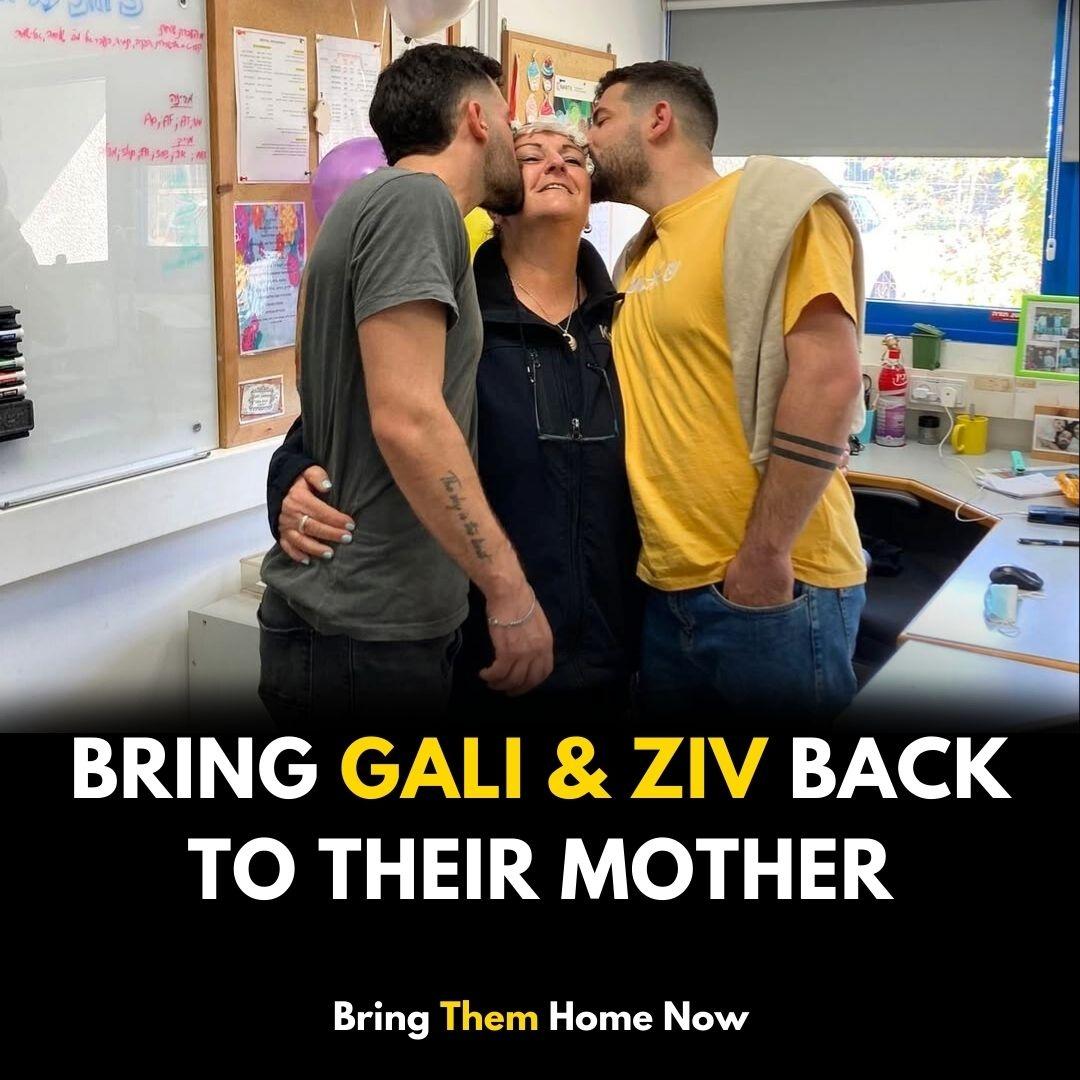 ZoeAriella_'s tweet image. The twin bothers Gali and Ziv are suffering apart while their mother is struggling and waiting for their release!!!
Support and Pray for Gali and Ziv🎗️🙏
#letmypeoplego