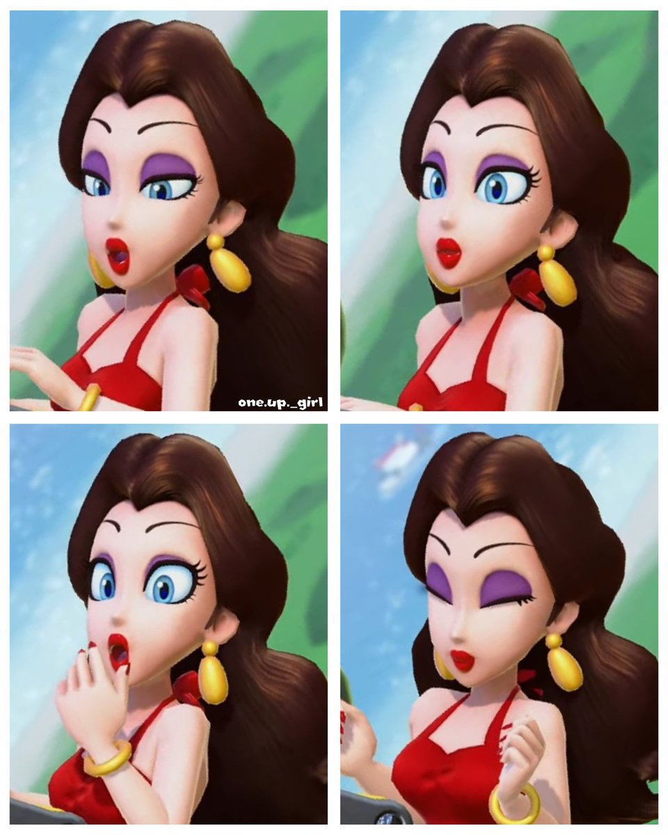 ooneupart's tweet image. Love how expressive she is in this little cutscene ✨❤️
#supermariopartyjamboreee #mayorpauline