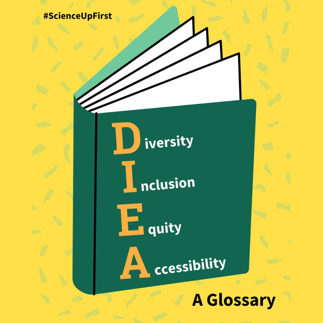 ScienceUpFirst's tweet image. You may have heard of DIEA (diversity, inclusion, equity, accessibility), but often the deeper meaning gets lost.
We’ve made a glossary with IDEA-STEM and reviewed by Ingenium (@ingeniumcanada)
👉 scienceupfirst.com/misinformation…
#ScienceUpFirst