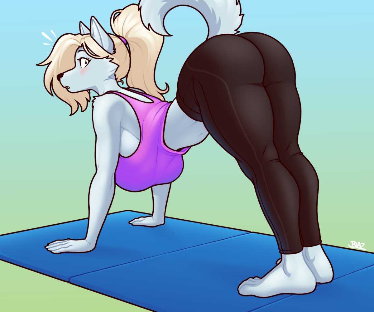 Commission - "Mian" #yoga #furryartwork