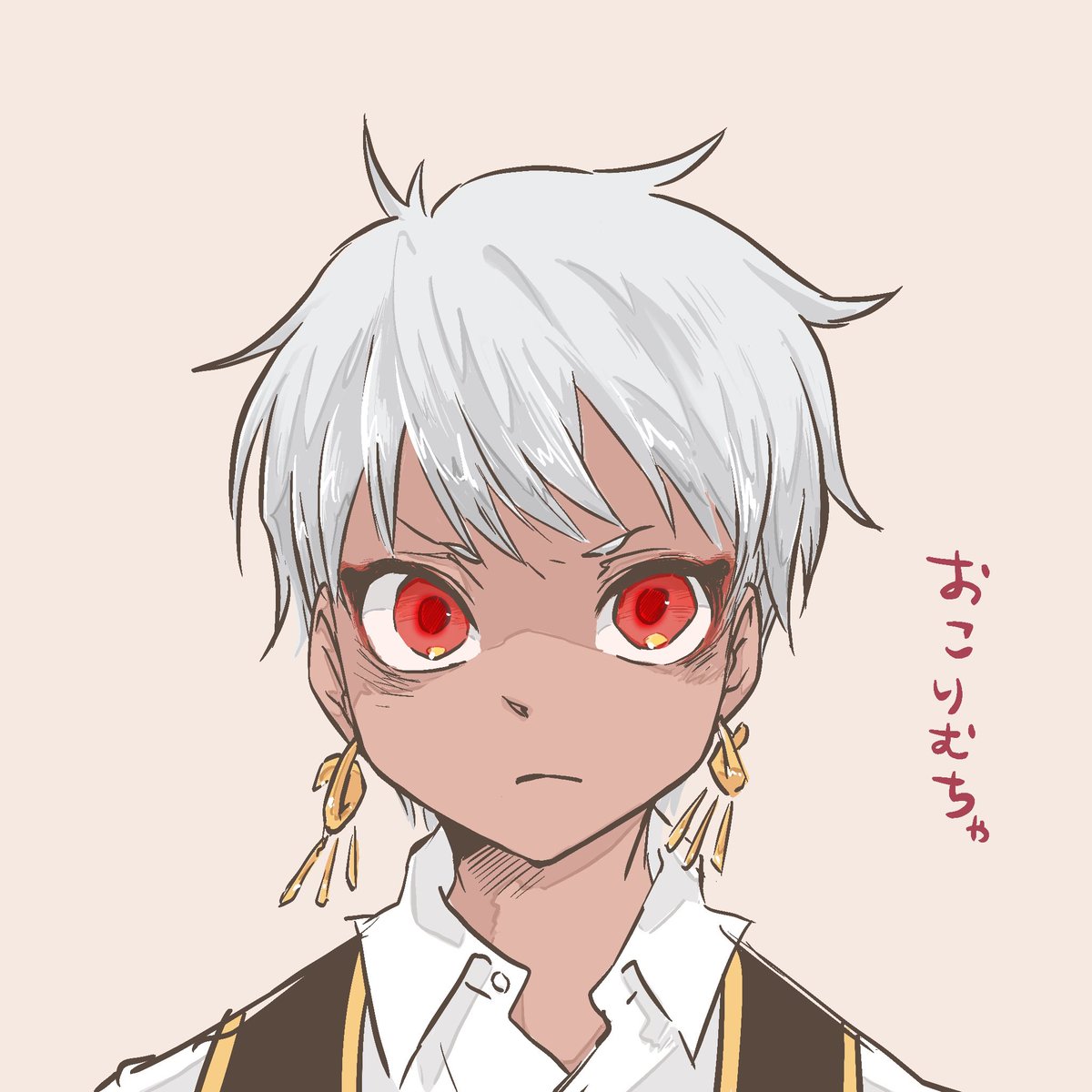 kloglog's tweet image. #このタグをみた人はド正面イラストを貼る 
☀️ちゃ〜
