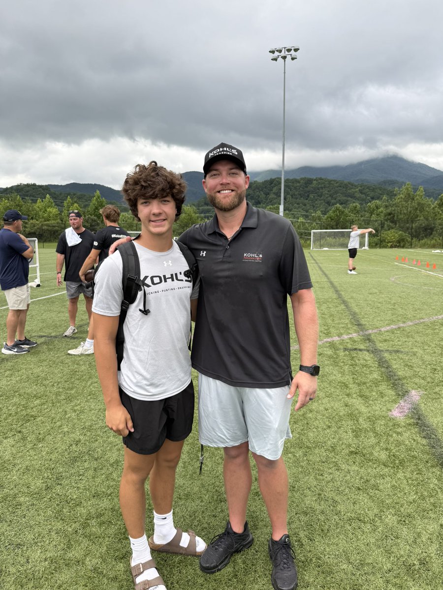 Brody Wolfenden (@wolfenden_brody) on Twitter photo Thanks <a href="/CaseyCasper/">Esther Wu</a> for the invitation to the #KholsNSC. Had a great time competing with the best. Looking forward to the start of the season.
<a href="/KohlsSnapping/">Kohl's Snapping Camps</a> <a href="/Kvandenbosch93/">Kyle Vanden Bosch</a> <a href="/AZKicking/">AlexZendejasKicking&Training</a> <a href="/steverausch17/">Rausch Kicking</a> <a href="/jason247scout/">Jason Jewell</a> Thanks <a href="/CaseyCasper/">Esther Wu</a> for the invitation to the #KholsNSC. Had a great time competing with the best. Looking forward to the start of the season.
<a href="/KohlsSnapping/">Kohl's Snapping Camps</a> <a href="/Kvandenbosch93/">Kyle Vanden Bosch</a> <a href="/AZKicking/">AlexZendejasKicking&Training</a> <a href="/steverausch17/">Rausch Kicking</a> <a href="/jason247scout/">Jason Jewell</a>