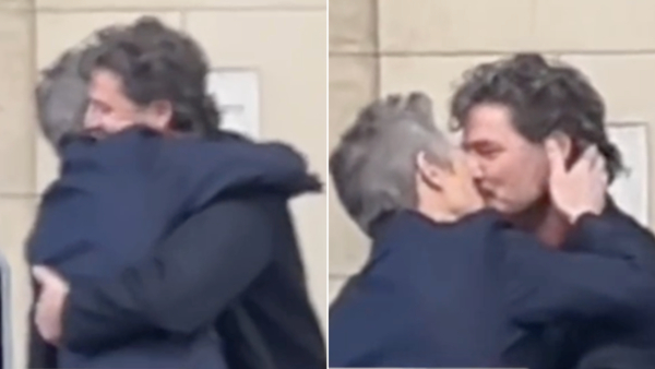 mrweboldo's tweet photo. @BatemanDiaries @uncle_june nah, he was kissing Willem moments after https://t.co/6stxQZ5SPj