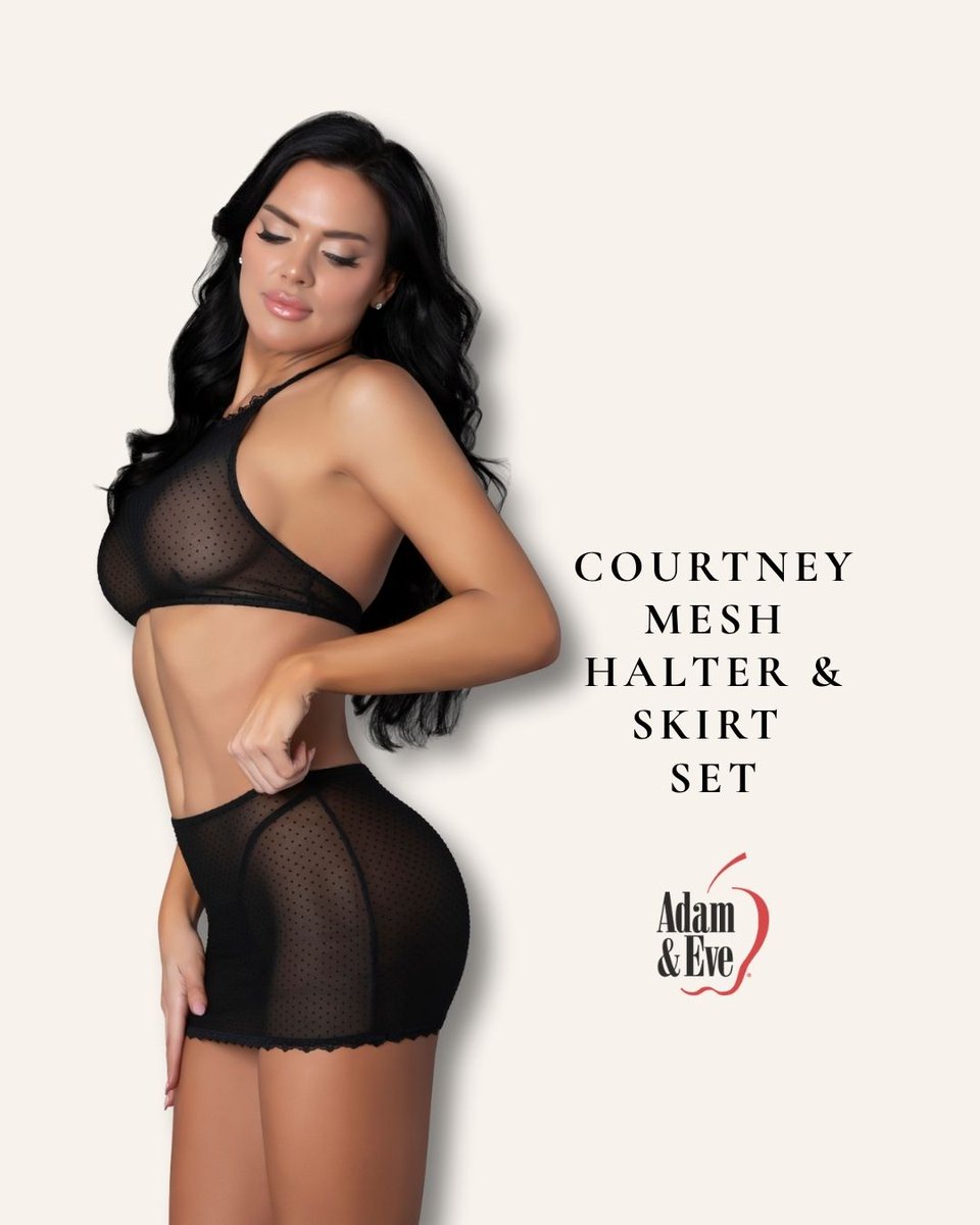 Tease &amp; Please
Sheer. Tight. Dangerous.
The Courtney Mesh Set wasn’t made for behaving.
Go ahead—cause a little tension.
Presented by Adam &amp; Eve.
🛍️ Tap the link to make it yours.
bit.ly/46YiH06
