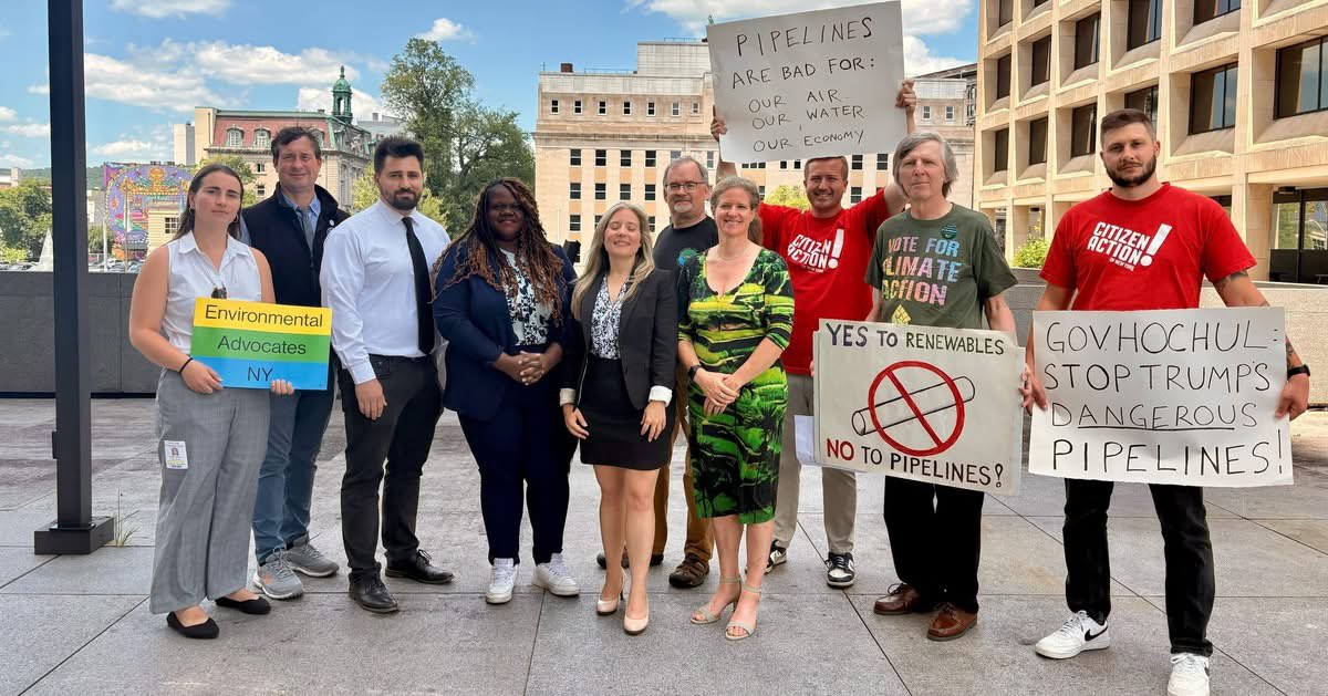 I know how vital clean water, natural resources, and community health are to our way of life. These pipelines threaten it all. Governor Hochul and the DEC must protect NY’s water and climate, and deny these polluting pipelines.