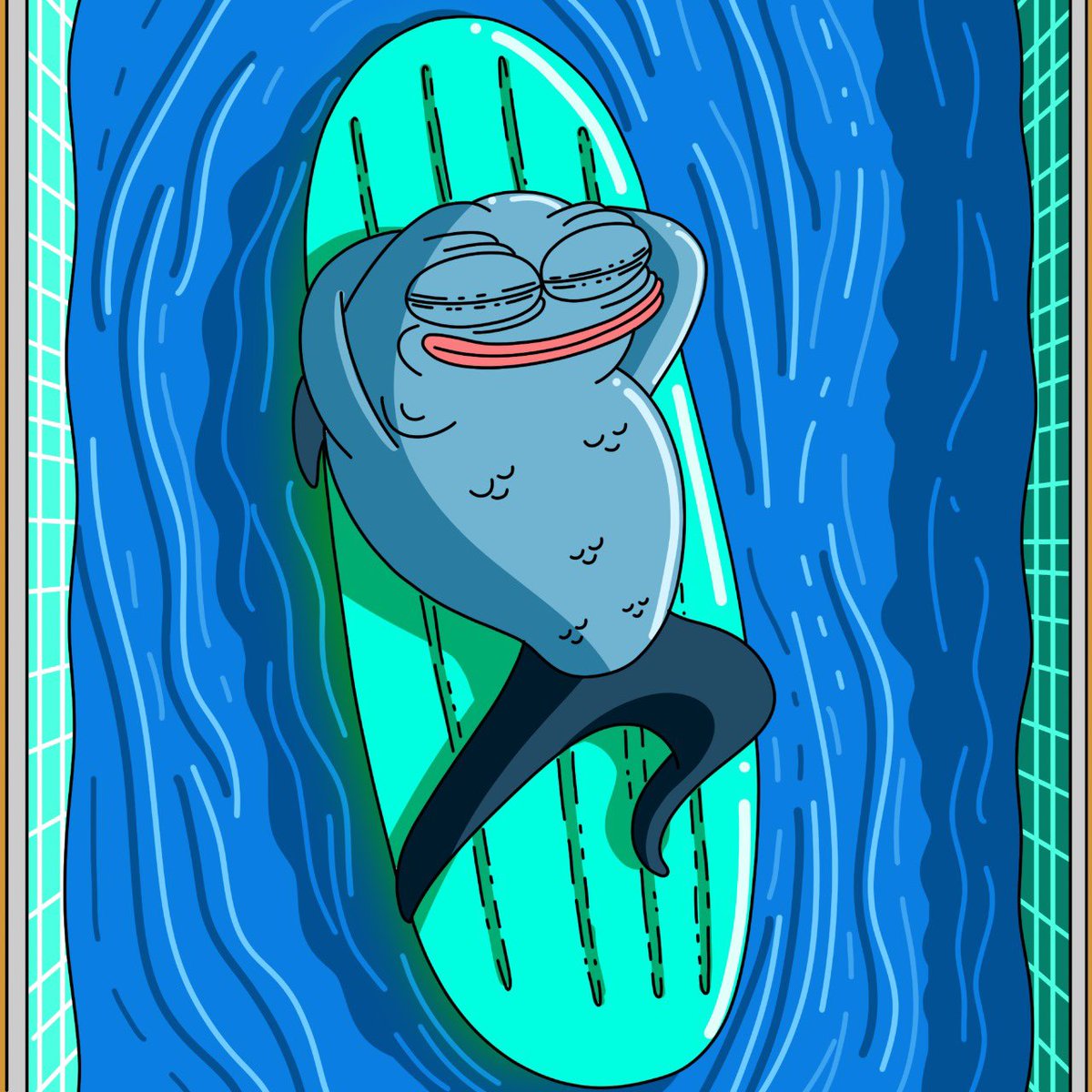 blubsui's tweet image. Chill by nature. $BLUB.