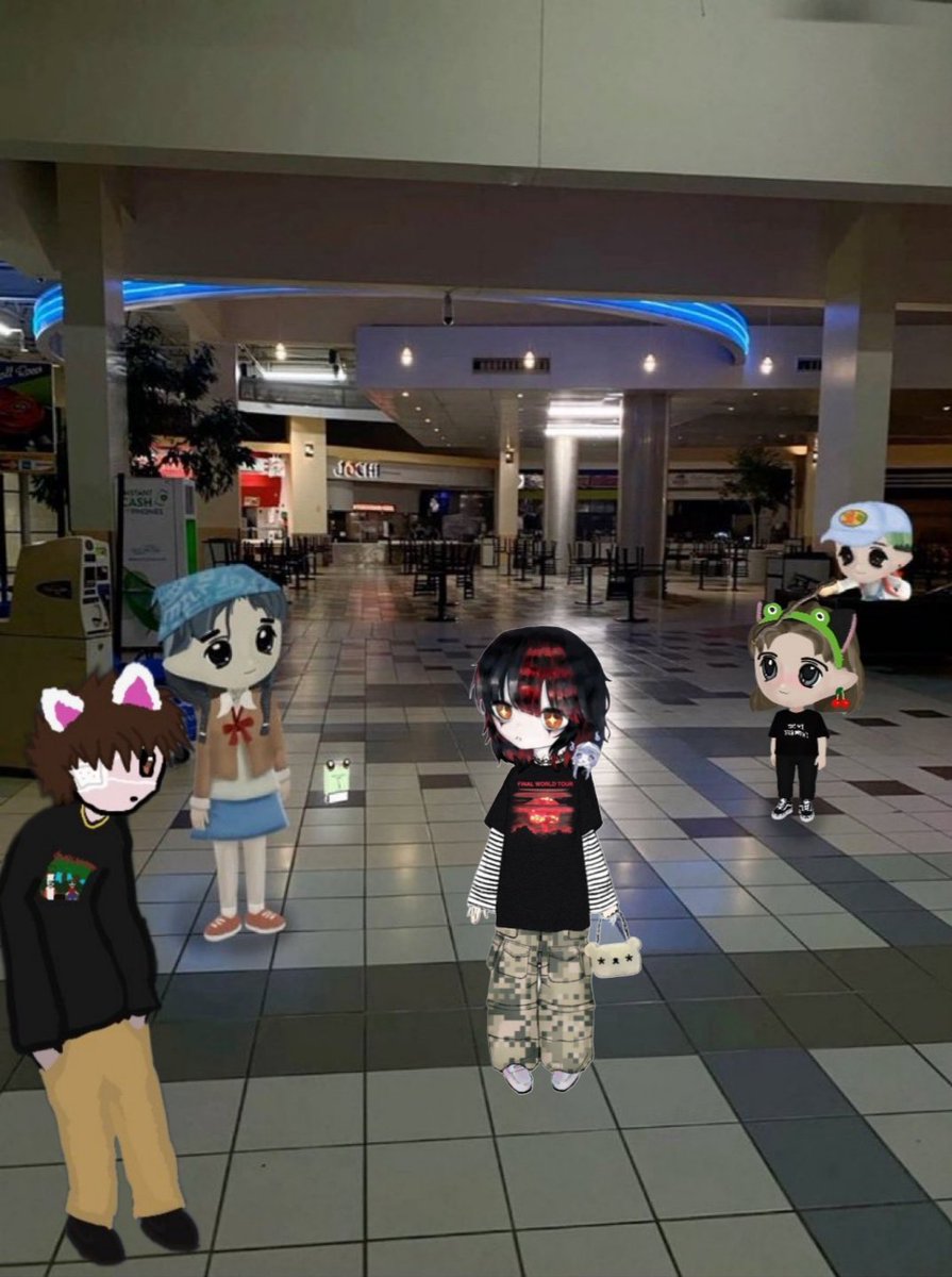 hanging out at the mall where is everybody?