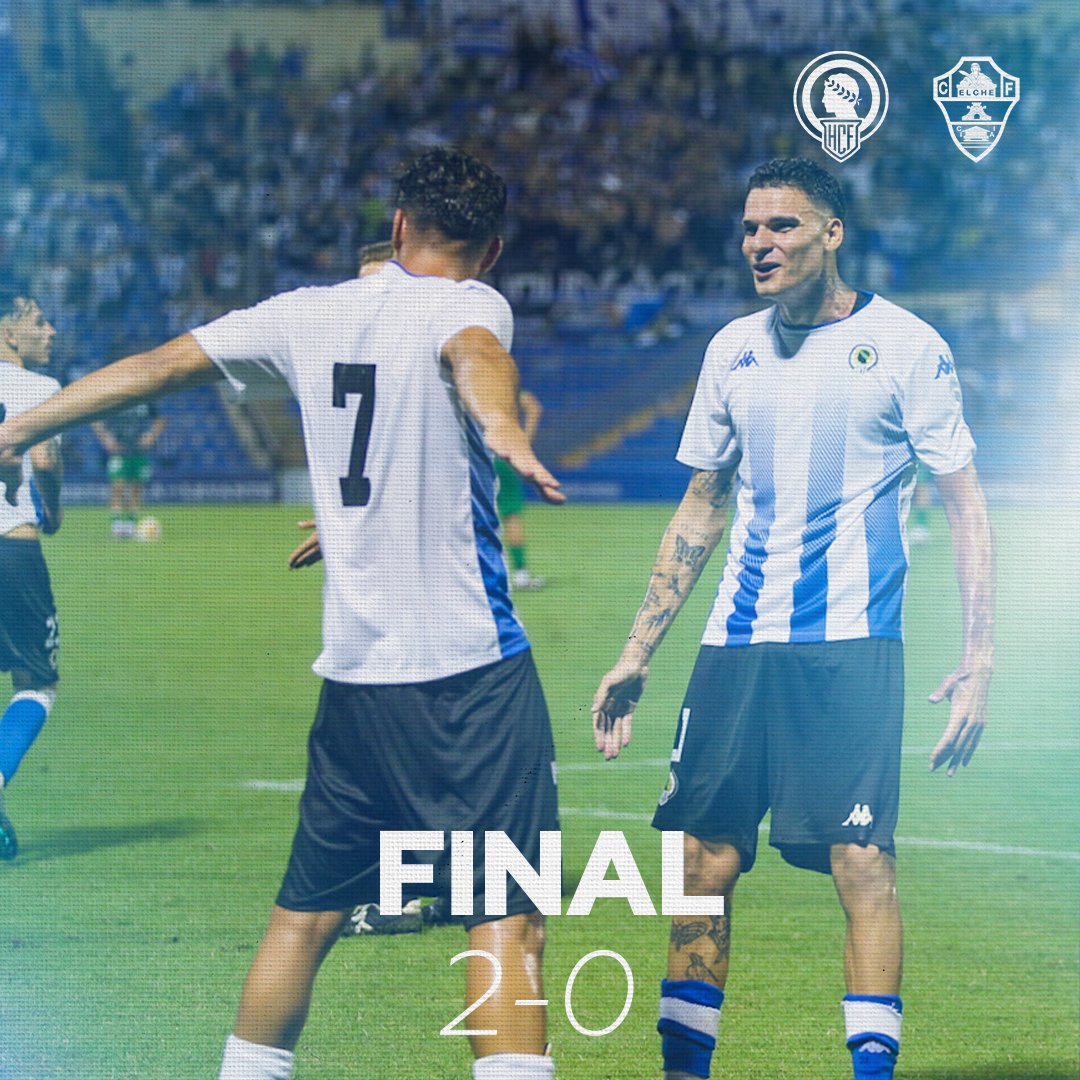 🔵⚪ ¡FINAL del PARTIDO en el RICO PÉREZ!

🫡  El Hércules vence frente a su afición en el primer partido de pretemporada ante el <a href="/elchecf/">Elche Club de Fútbol</a>.

2️⃣➖0️⃣

💙 #MachoHércules 🤍