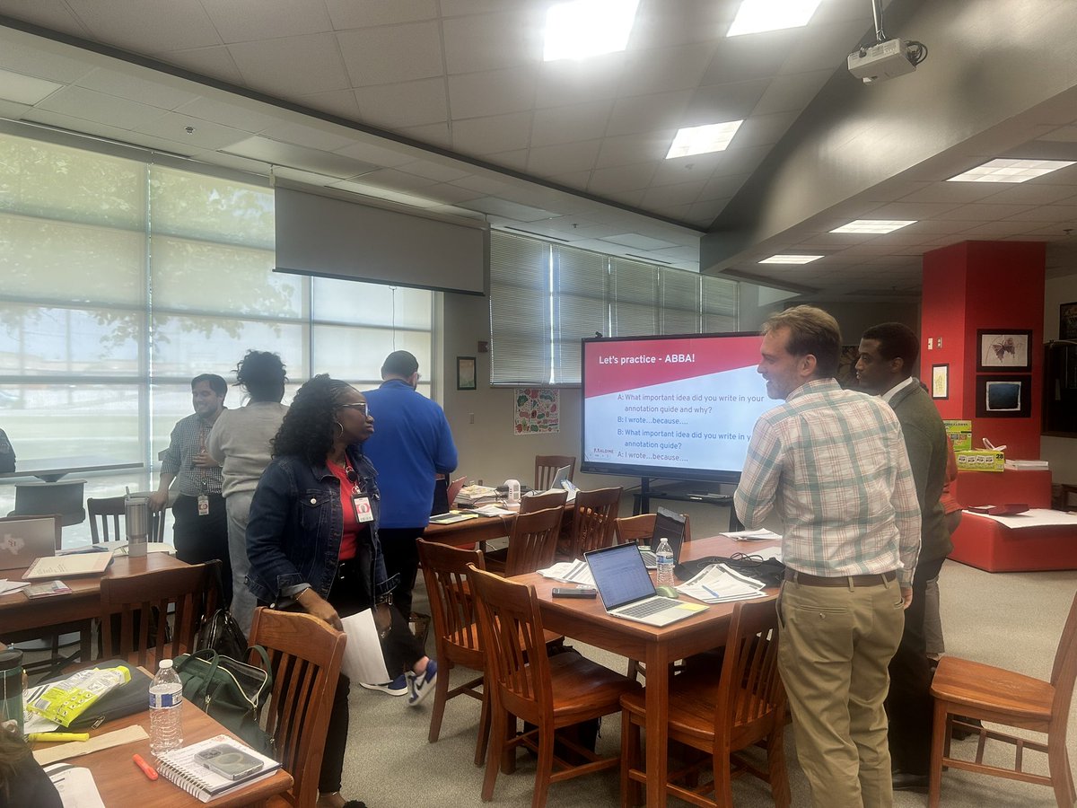mtwilliamsEdD's tweet image. 🔥After exploring the new ELA curriculum in greater depth, we engaged in meaningful discussion using the ABBA strategy—putting our practices into action.🎇🧨#AldineImpact #EngagedEducators #PracticeWhatWePreach #TheDepartment @aniklt @AldineEsl