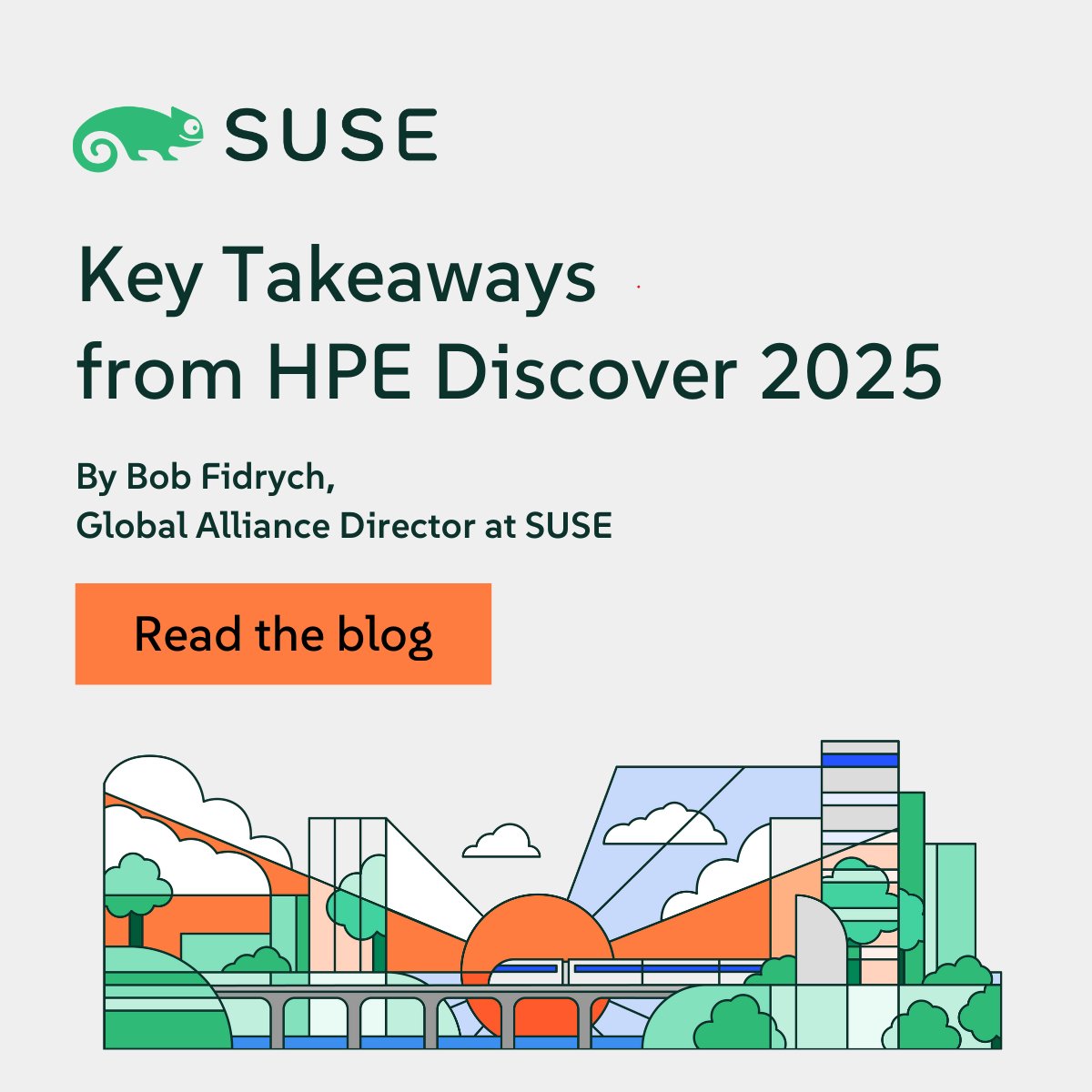 SUSE's tweet image. #HPEDiscover 2025 was a whirlwind of innovation, collaboration, and bold ideas. 💡
BSUSE’s Global Alliance Director, Fidrych, was on the ground, taking it all in, and now he’s breaking down the key takeaways in his latest
From #edge advancements to #AI momentum, see what made…