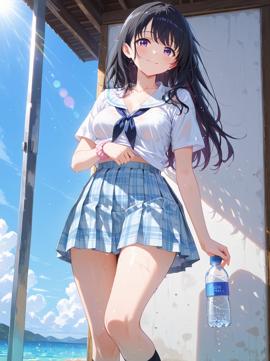 紫音「水分補給してく？」

みなさんおはようございます☀️
今週も後2日、暑さもあってか体もだる重…
気分転換に少しサッパリした飲み物でも飲んで気分転換してみるのも悪くないかも💡
みなさんのおすすめの飲み物あればぜひ✨
さて今日もゆるっと頑張っていきましょう🙌
#AIart #AIイラスト︎