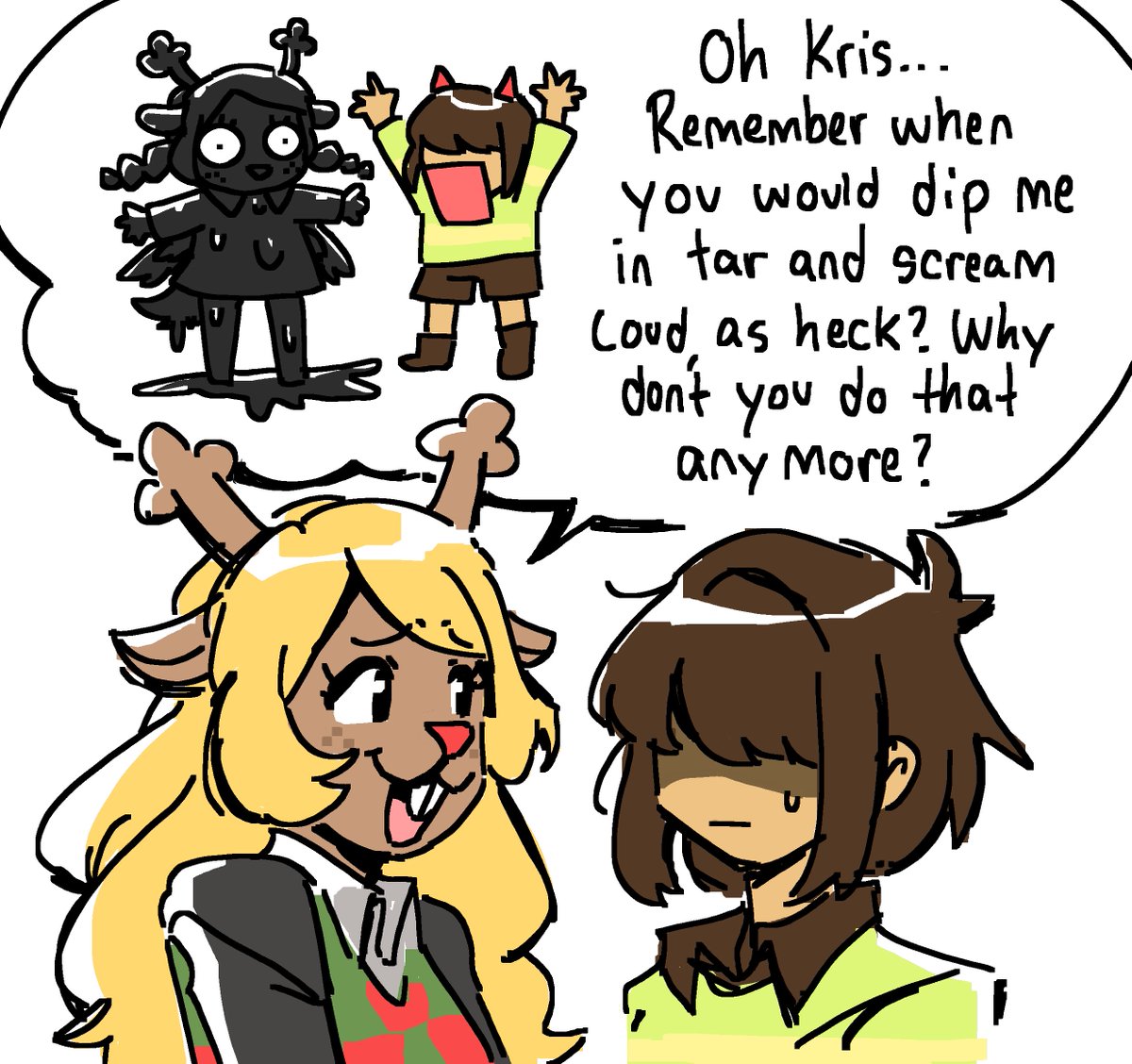 gimmie20dollas's tweet image. #DELTARUNE