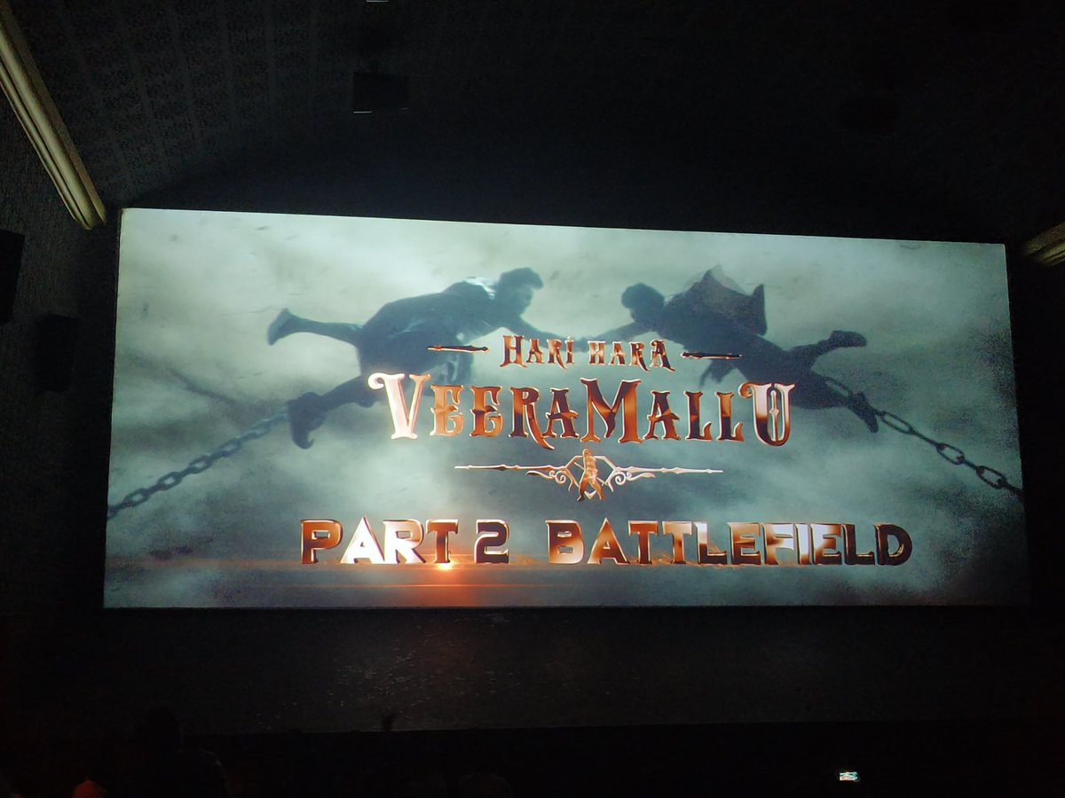 PrasannaNalle's tweet image. బొమ్మ అదిరింది 🔥😍
#BlockBusterHariHaraVeeraMallu