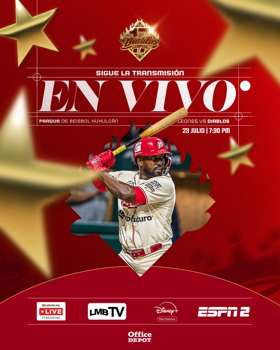 DiablosRojosMX's tweet image. Tenemos una cita infernal 👉🏻 7:30 p.m.
#H1S7ORICOS🏆 | @OfficeDepotMex