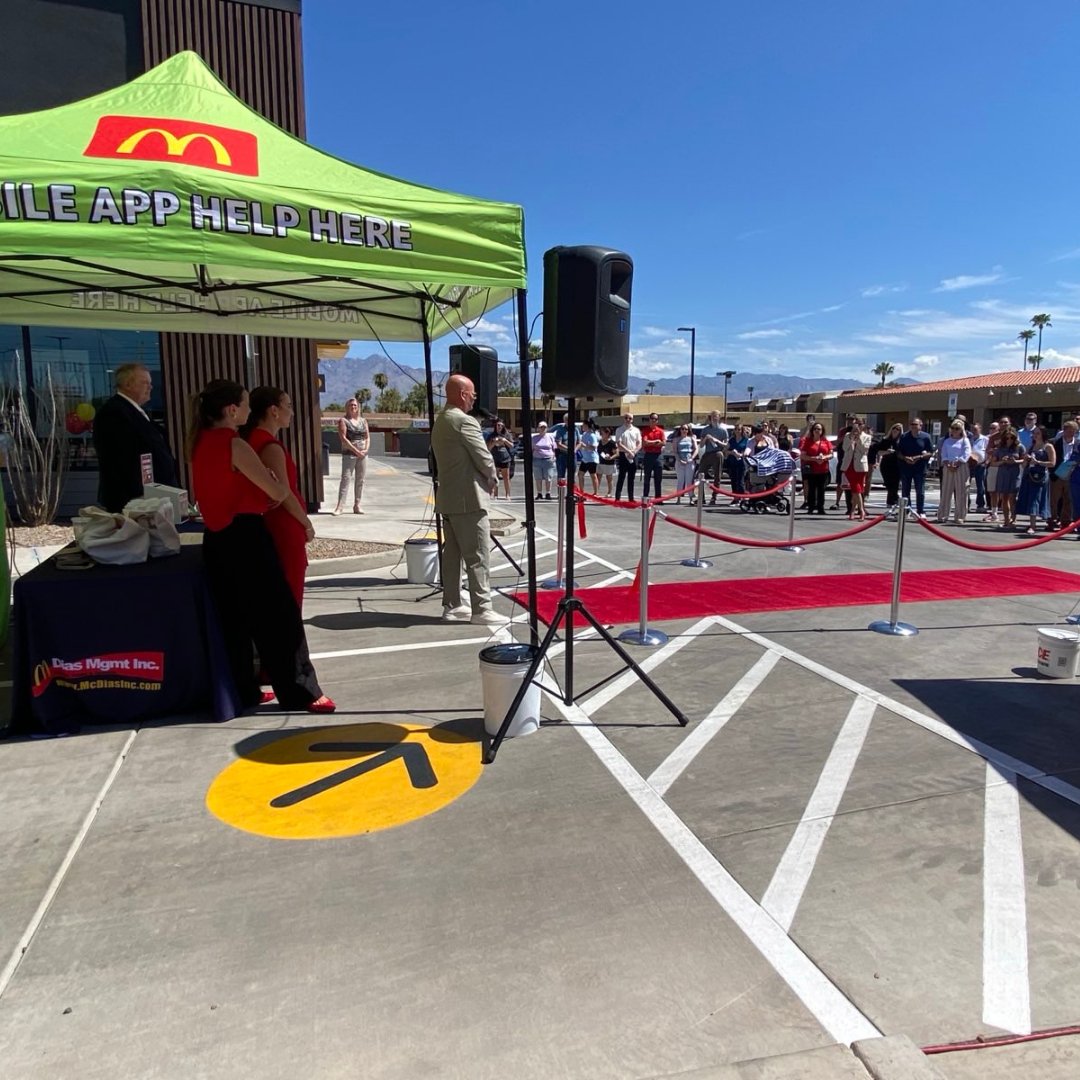 My team was thrilled this morning to celebrate Tucson’s newest McDonald’s on Broadway. Congratulations to Paul Dias, his family, and his hardworking team! Thank you for your dedication to our community.
