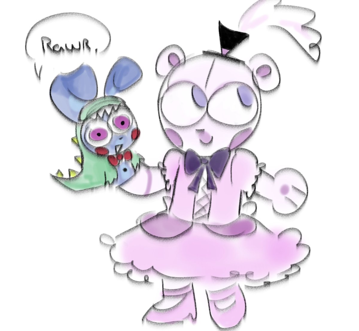 FranMuwa20's tweet image. Such a pretty princess #fnaf #funtimefreddy #bonbon