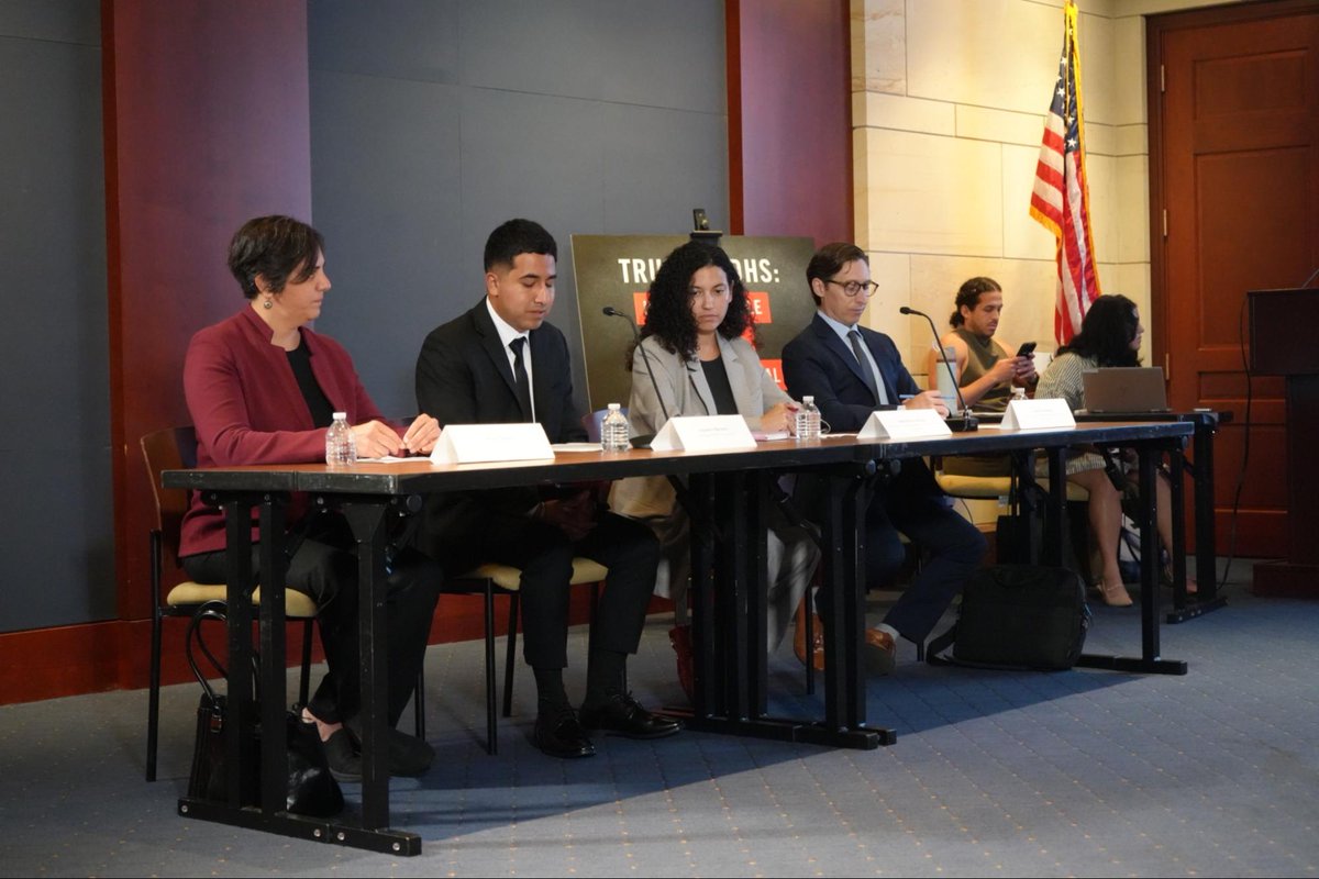 Congressman Seth Magaziner (@rep_magaziner) on Twitter photo I organized a forum with my <a href="/HomelandDems/">House Homeland Security Committee Democrats</a> colleagues, @RepDeliaRamirez and <a href="/RepDanGoldman/">Rep. Dan Goldman</a>, to elevate the stories of innocent people who have been caught up in the cruelty of Donald Trump’s extreme deportation policies.
Here is what the Trump Admin doesn’t want you to see:
🧵👇🏼 I organized a forum with my <a href="/HomelandDems/">House Homeland Security Committee Democrats</a> colleagues, @RepDeliaRamirez and <a href="/RepDanGoldman/">Rep. Dan Goldman</a>, to elevate the stories of innocent people who have been caught up in the cruelty of Donald Trump’s extreme deportation policies.
Here is what the Trump Admin doesn’t want you to see:
🧵👇🏼