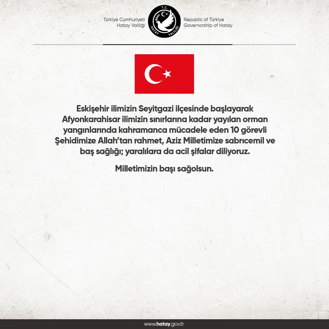 Milletimizin başı sağolsun. 🇹🇷