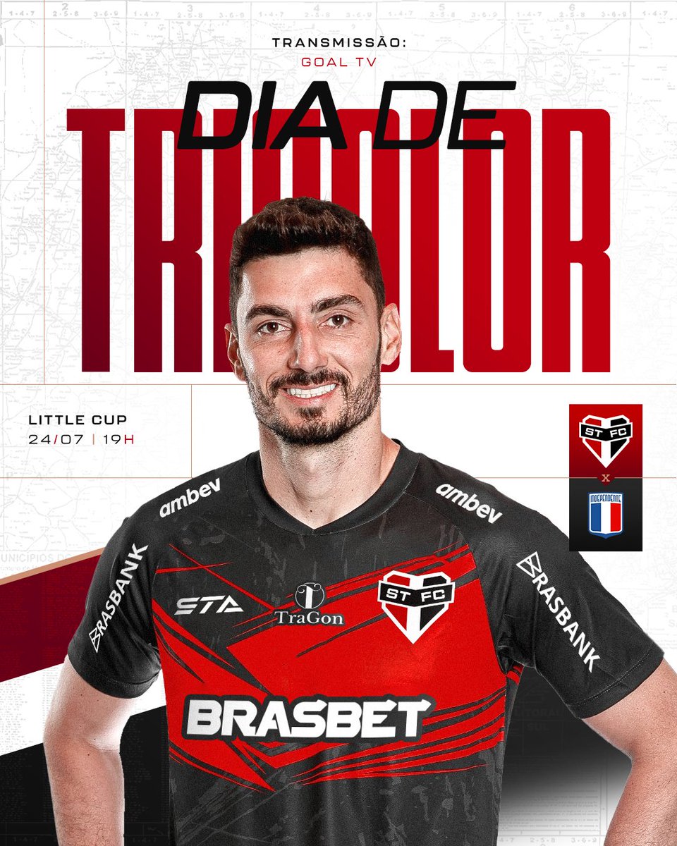 Hoje é dia de decisão! Hoje vale vaga para a FINAL! Hoje é #DiaDeTricolor!

⚽ Santo Antônio x Independente
🏟 Arena Toca do Dragão
📍 ES
⏰ 19h
🏆 <a href="/_LittleCUP/">Little Cup - Brasfoot</a> 

📺 <a href="/TheGoalTV/">Goal TV</a> 

#VamosTricolor 🇾🇪