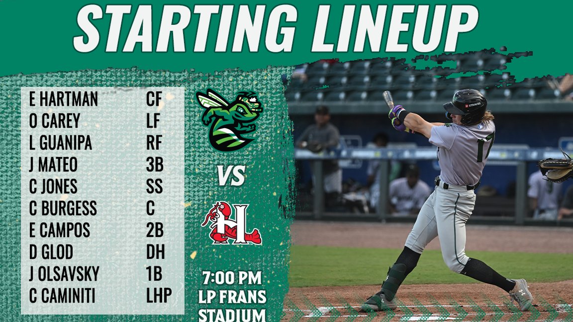 GreenJackets's tweet image. Let's keep it rolling.
🆚 | Hickory Crawdads
🕖 | 7:00
📻 | milb.com/augusta/fans/a…