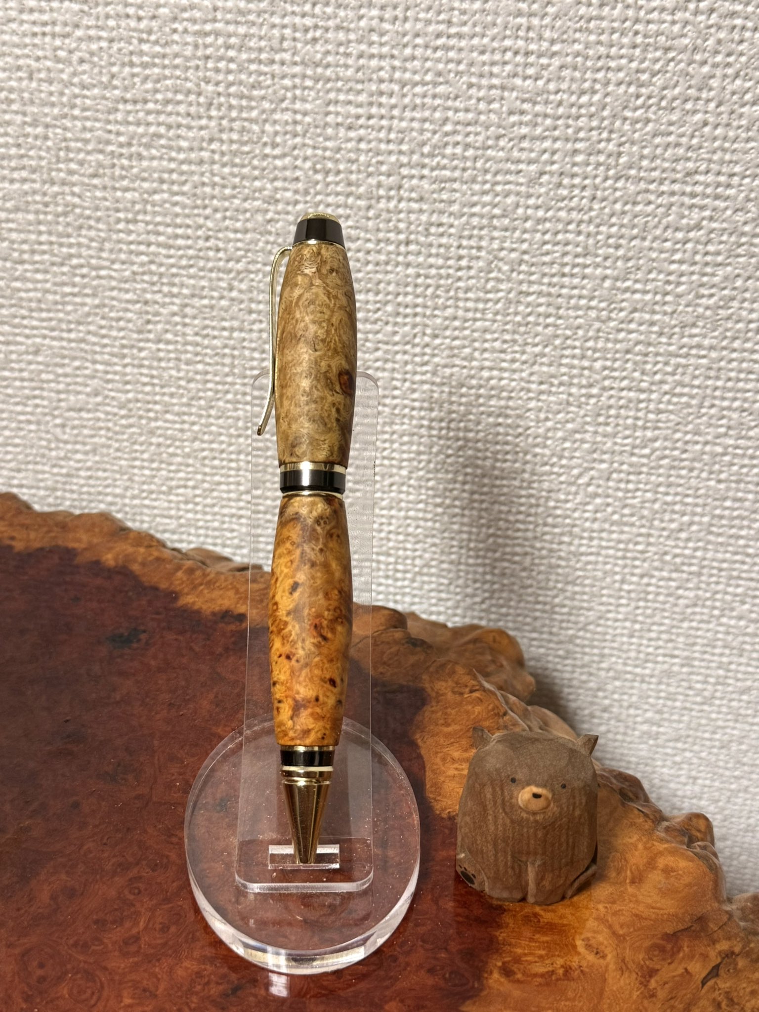 ヤ*テ様 銘木　アンボイナバール・花梨瘤　ジャンプ&ブレイクカスタムキュー 8f906e196c0030b4be655c1a4426b6