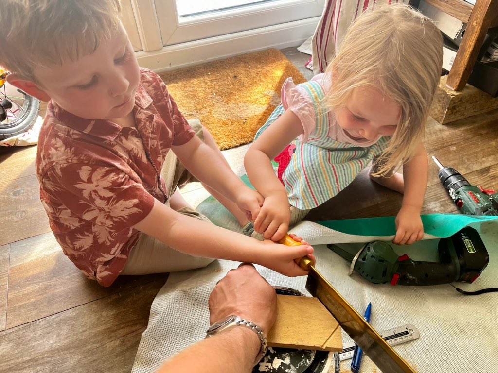 CoolUpcycled's tweet photo. Building, Crafting, and Imagining: Summer Adventures with My Little Engineers https://t.co/JmLvNpB1aS #childrencraft #childrentoy #wood #garden #play https://t.co/gwyz7T9BY4